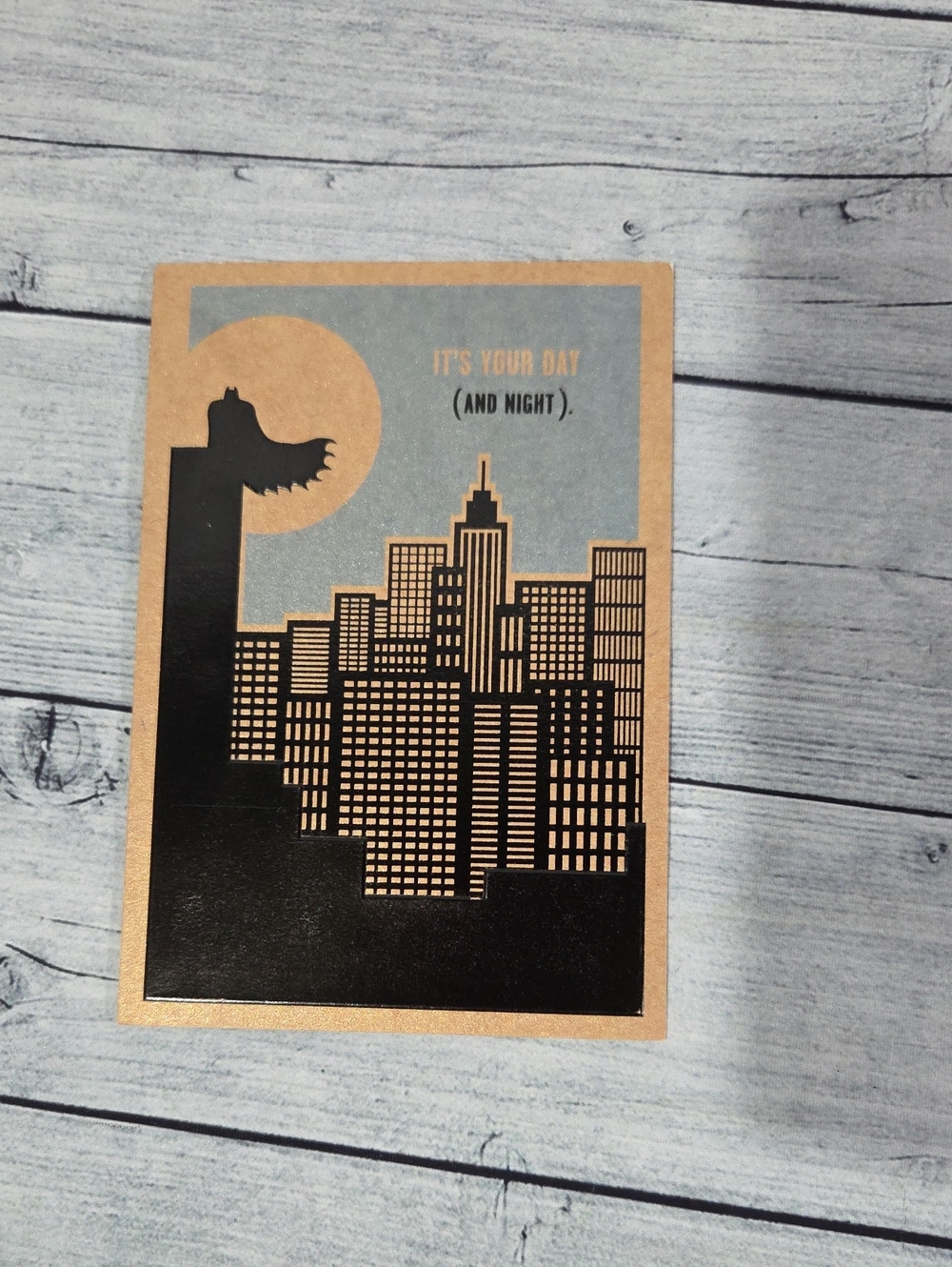 DC Comics Hallmark Batman Greeting Card For Decor